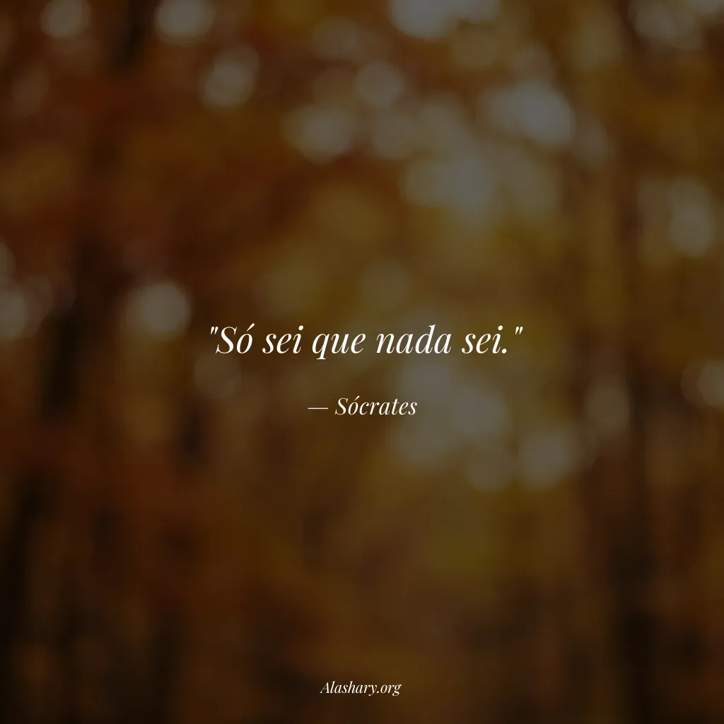Frase de Sócrates