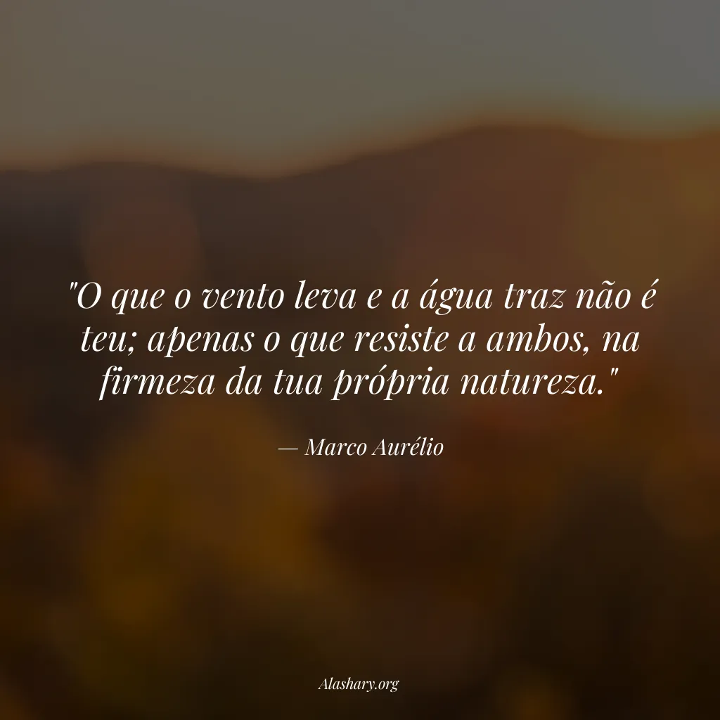 Frase de Marco Aurélio