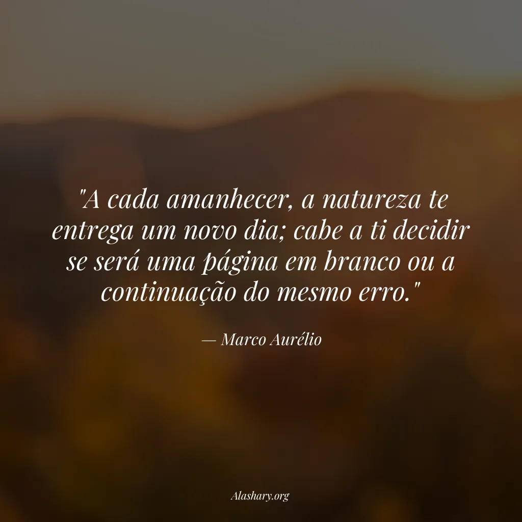Frase de Marco Aurélio