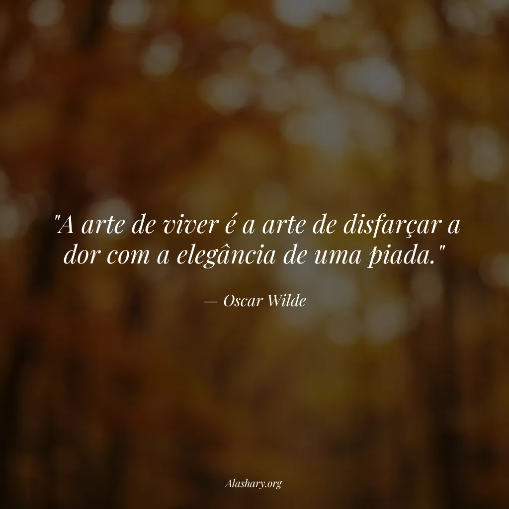 Frase de Oscar Wilde