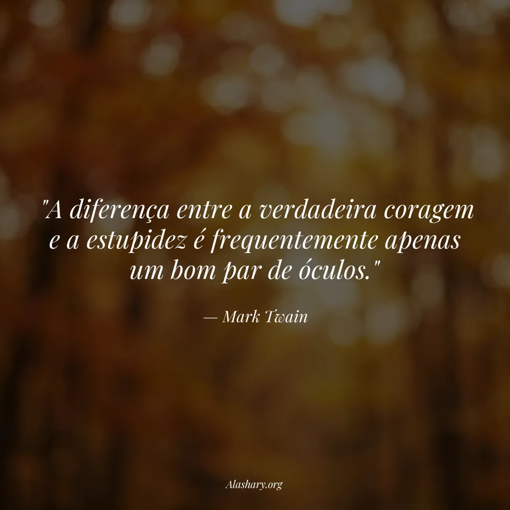 Frase de Mark Twain