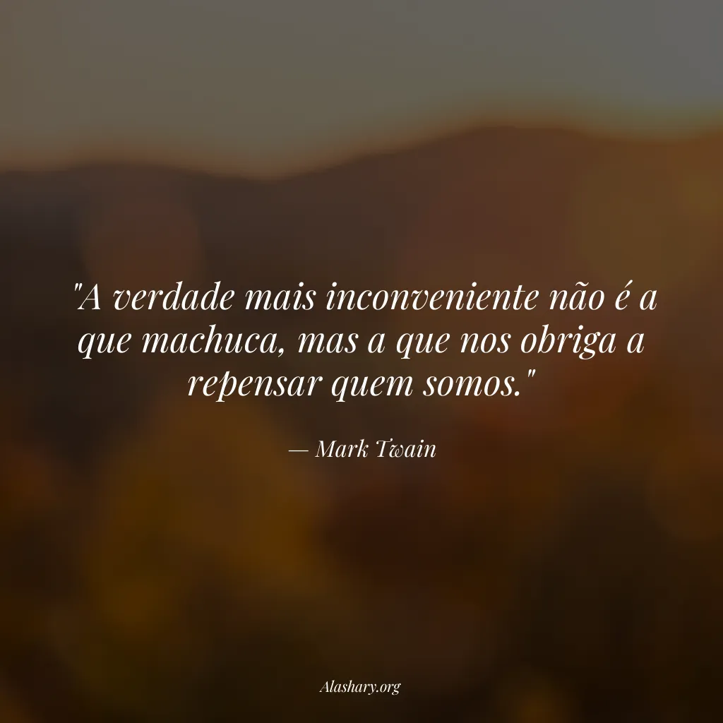 Frase de Mark Twain
