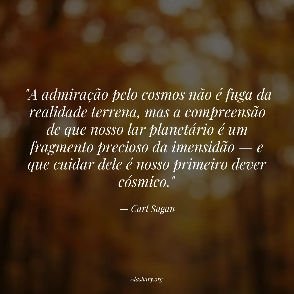 Frase de Carl Sagan