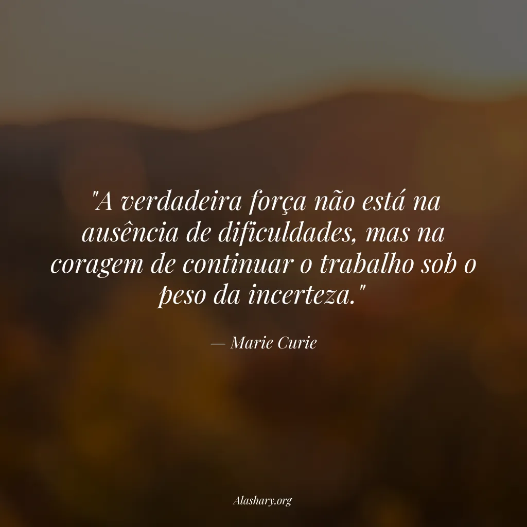 Frase de Marie Curie