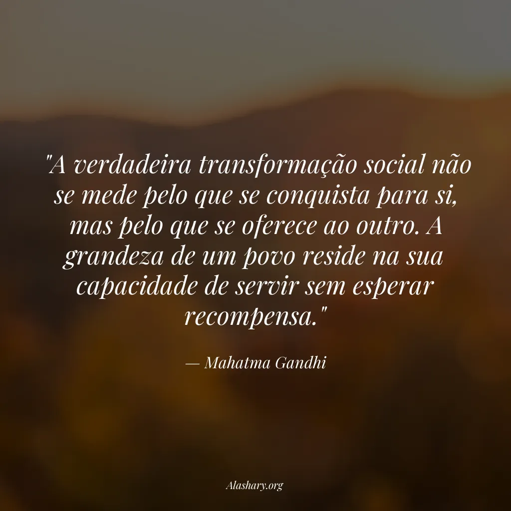 Frase de Mahatma Gandhi