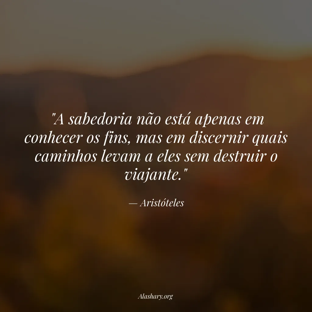 Frase de Aristóteles
