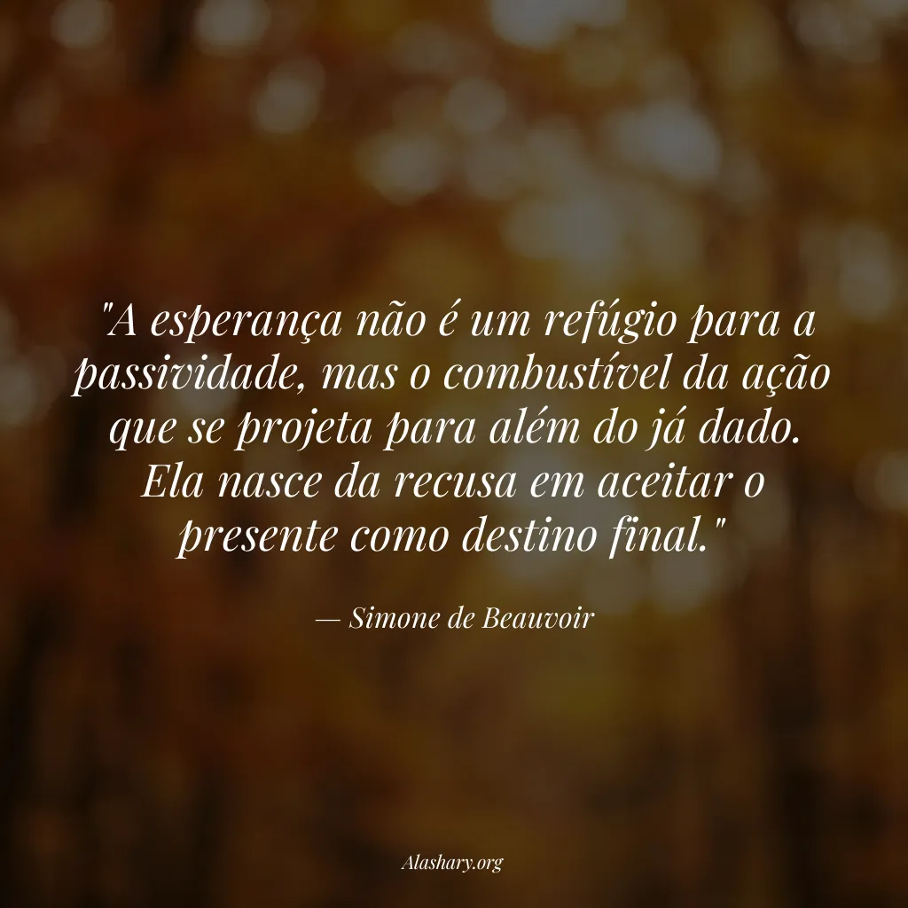 Frase de Simone de Beauvoir