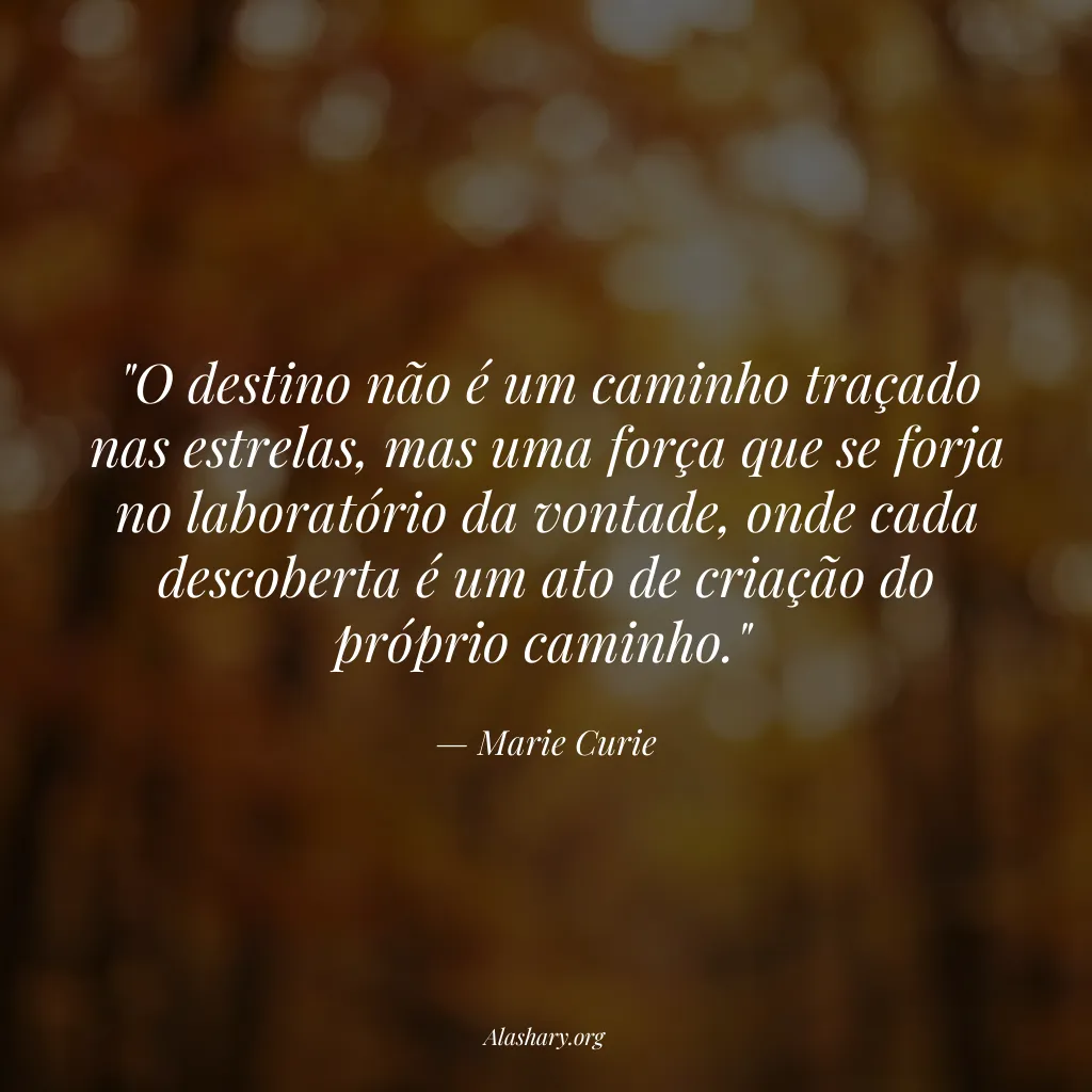Frase de Marie Curie