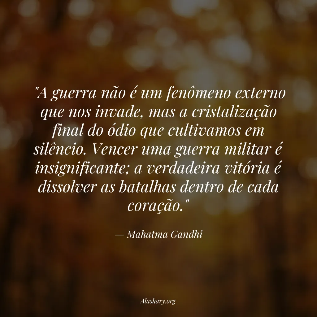 Frase de Mahatma Gandhi