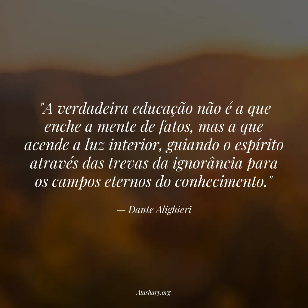 Frase de Dante Alighieri