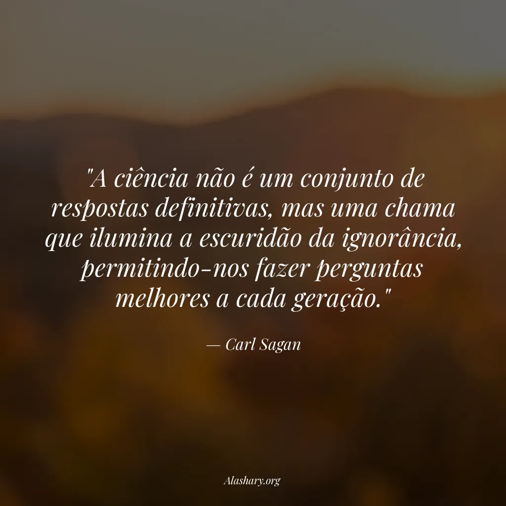 Frase de Carl Sagan