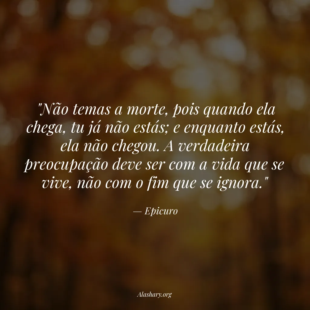 Frase de Epicuro