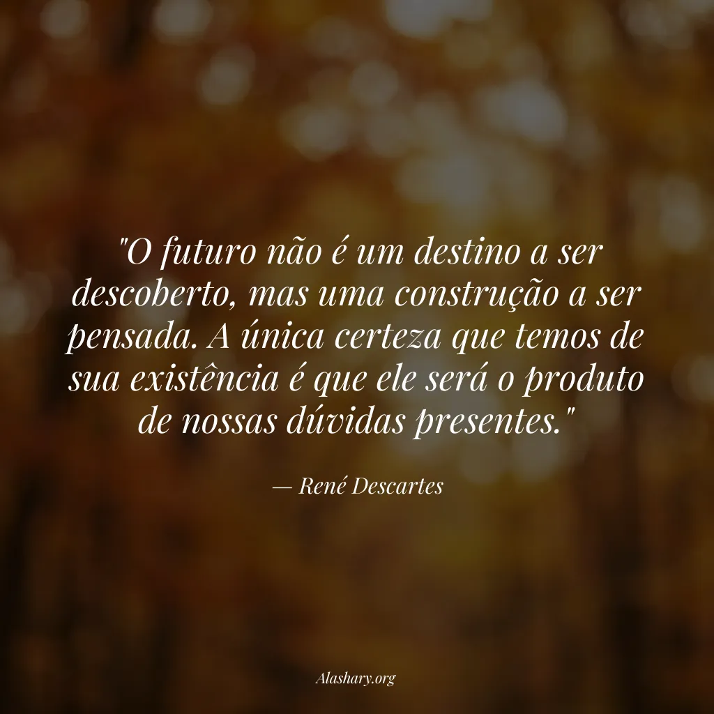 Frase de René Descartes