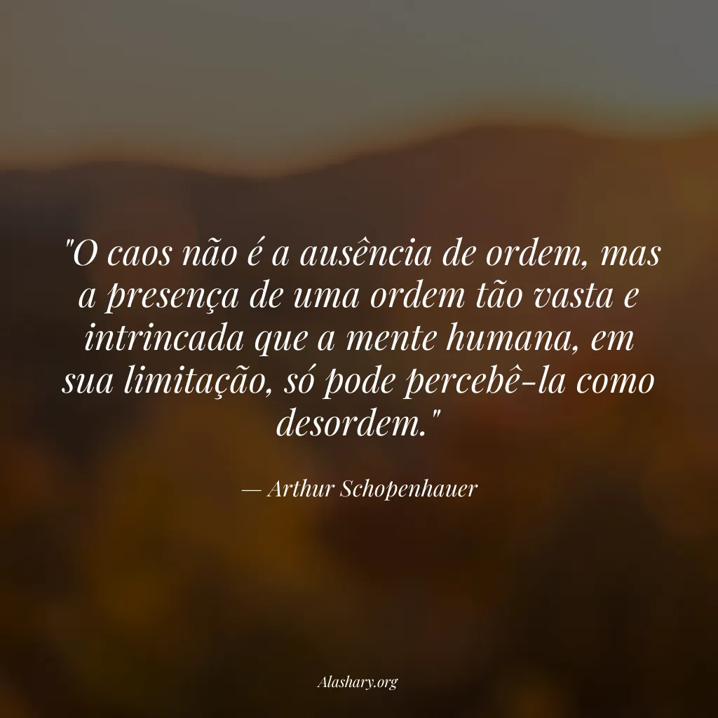 Frase de Arthur Schopenhauer