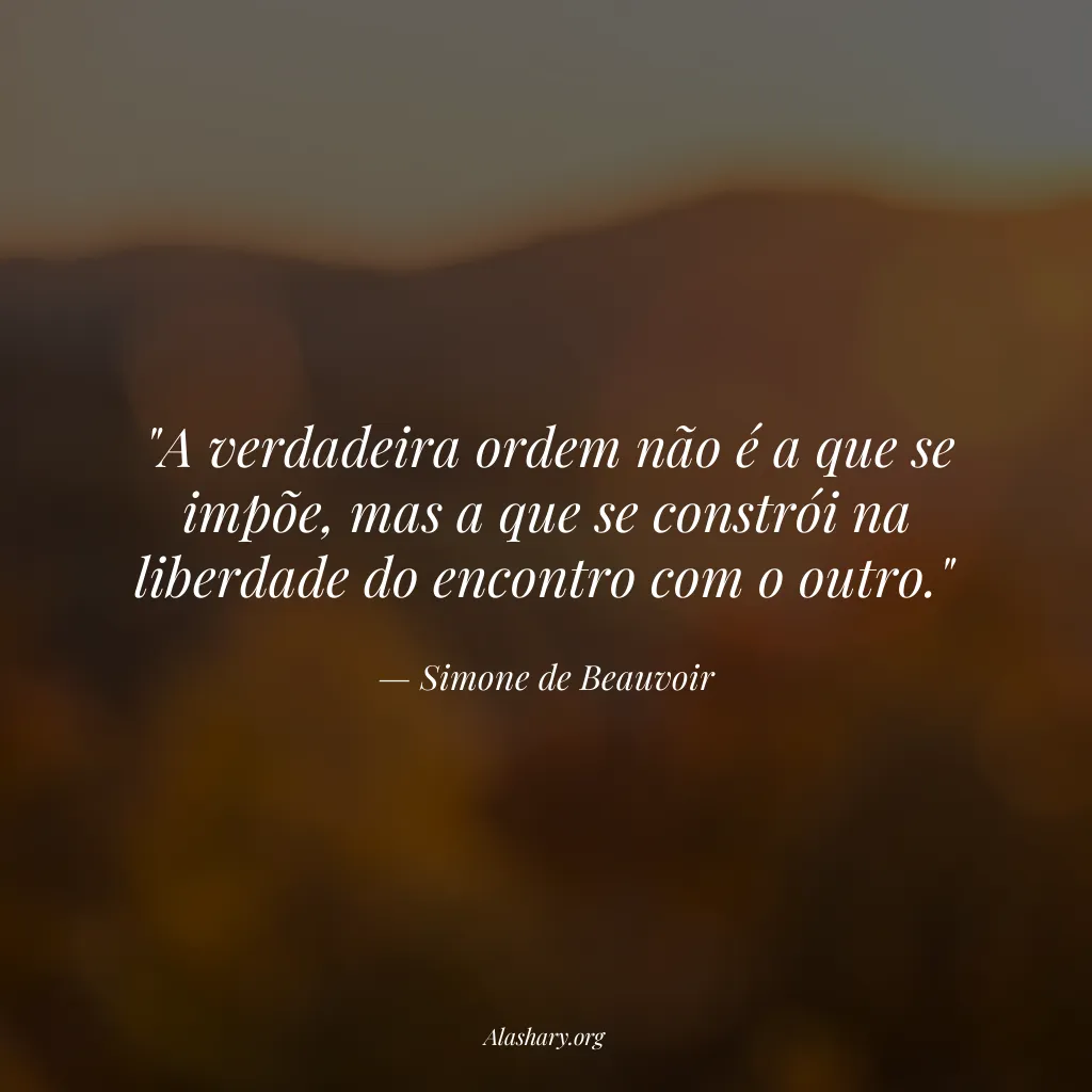 Frase de Simone de Beauvoir