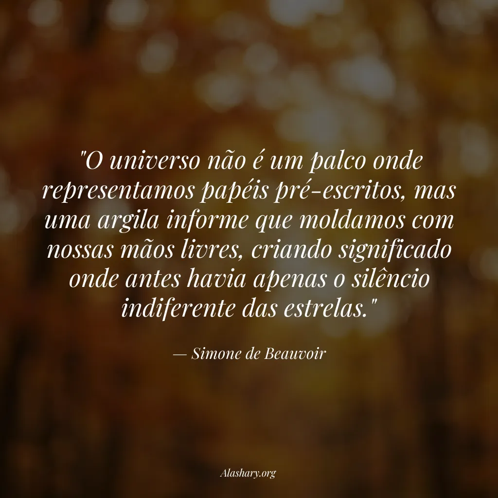 Frase de Simone de Beauvoir