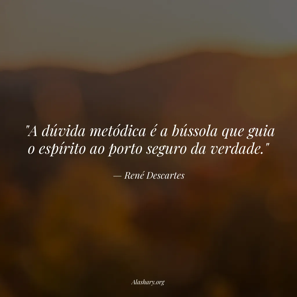 Frase de René Descartes