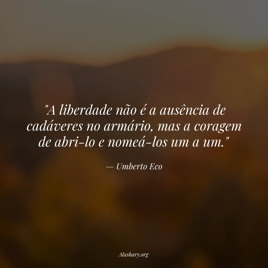 Frase de Umberto Eco