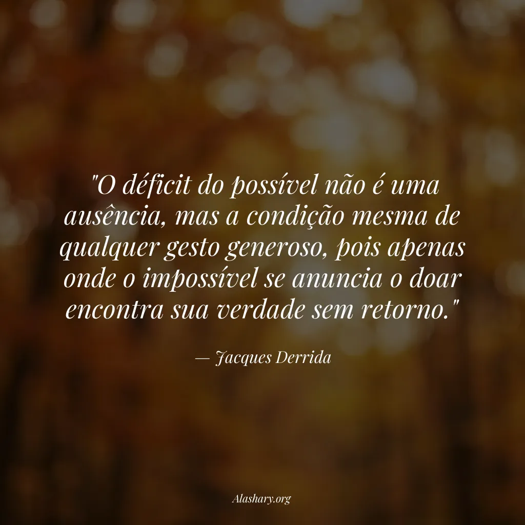 Frase de Jacques Derrida