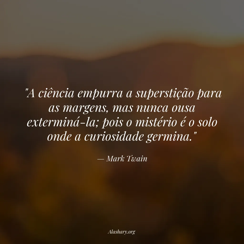 Frase de Mark Twain