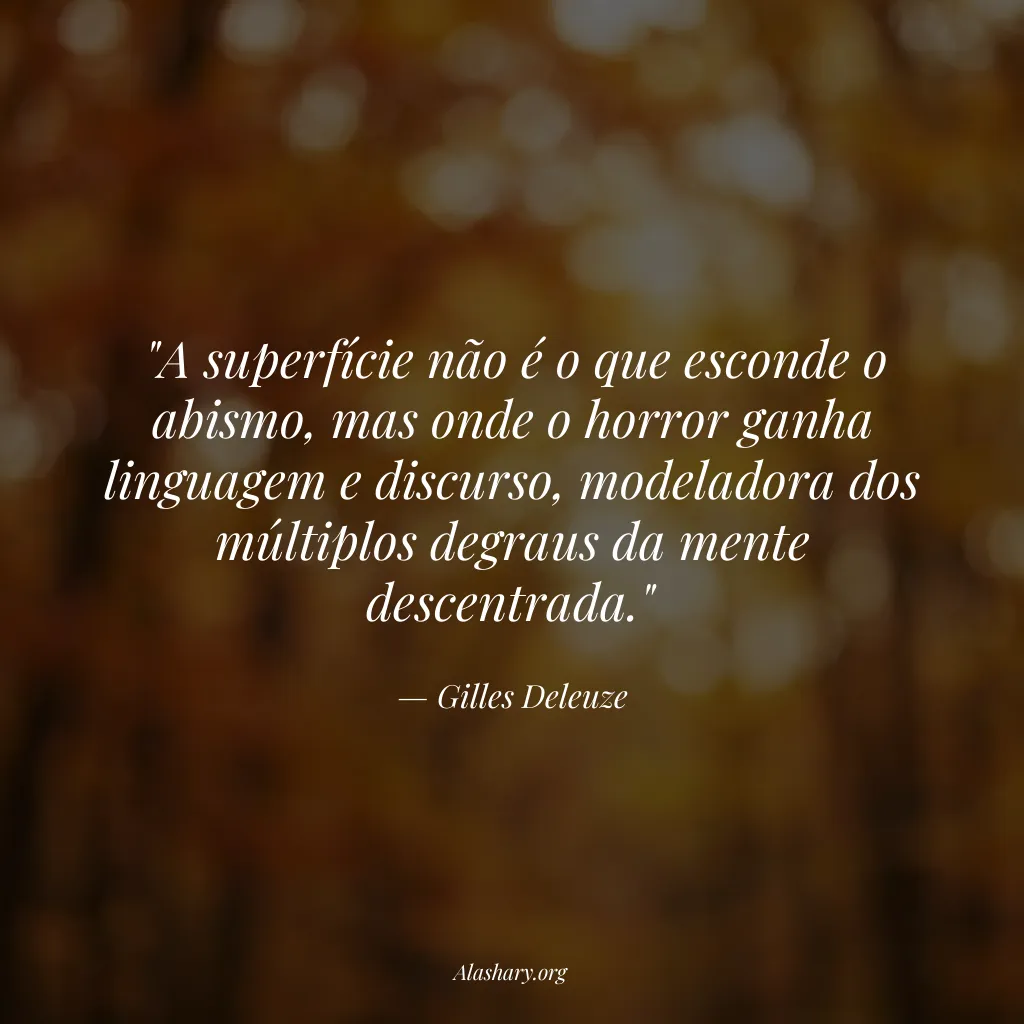 Frase de Gilles Deleuze