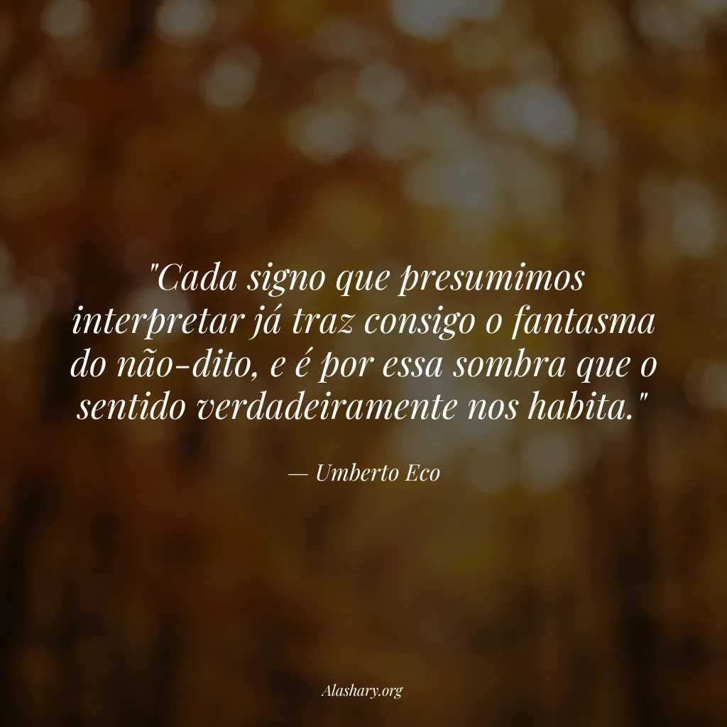 Frase de Umberto Eco