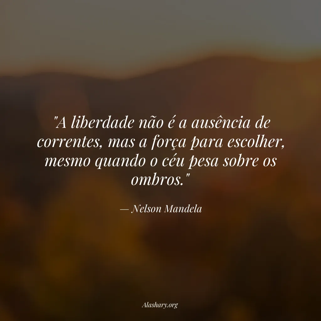 Frase de Nelson Mandela