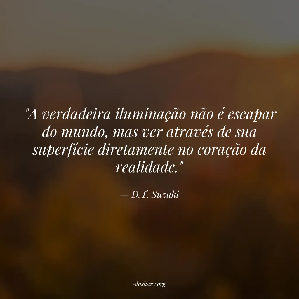 Frase de D.T. Suzuki