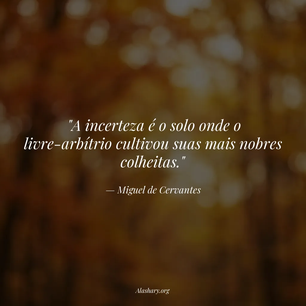 Frase de Miguel de Cervantes