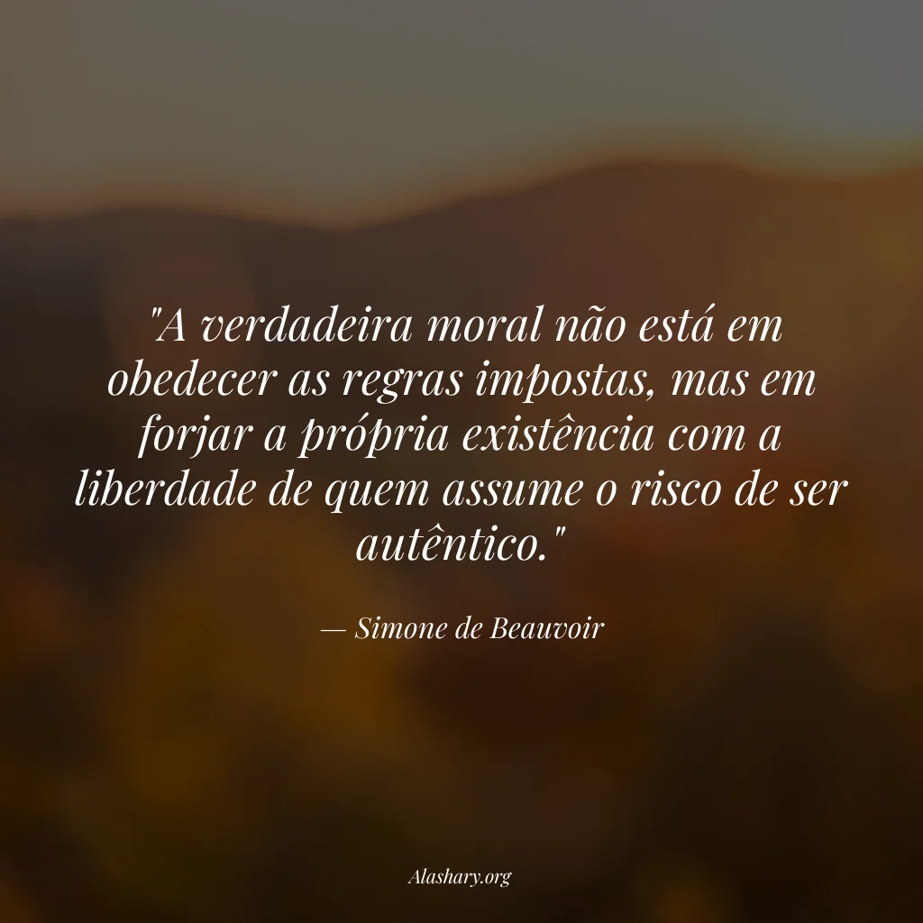 Frase de Simone de Beauvoir