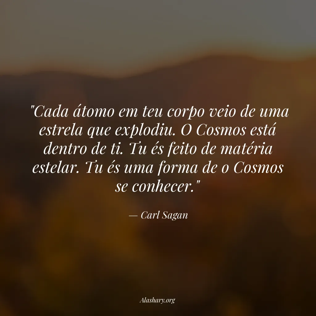 Frase de Carl Sagan