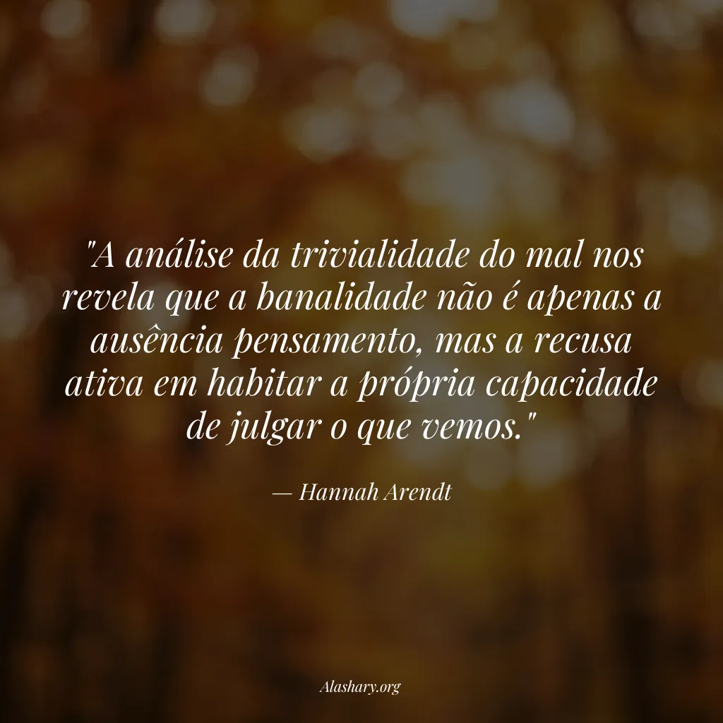 Frase de Hannah Arendt