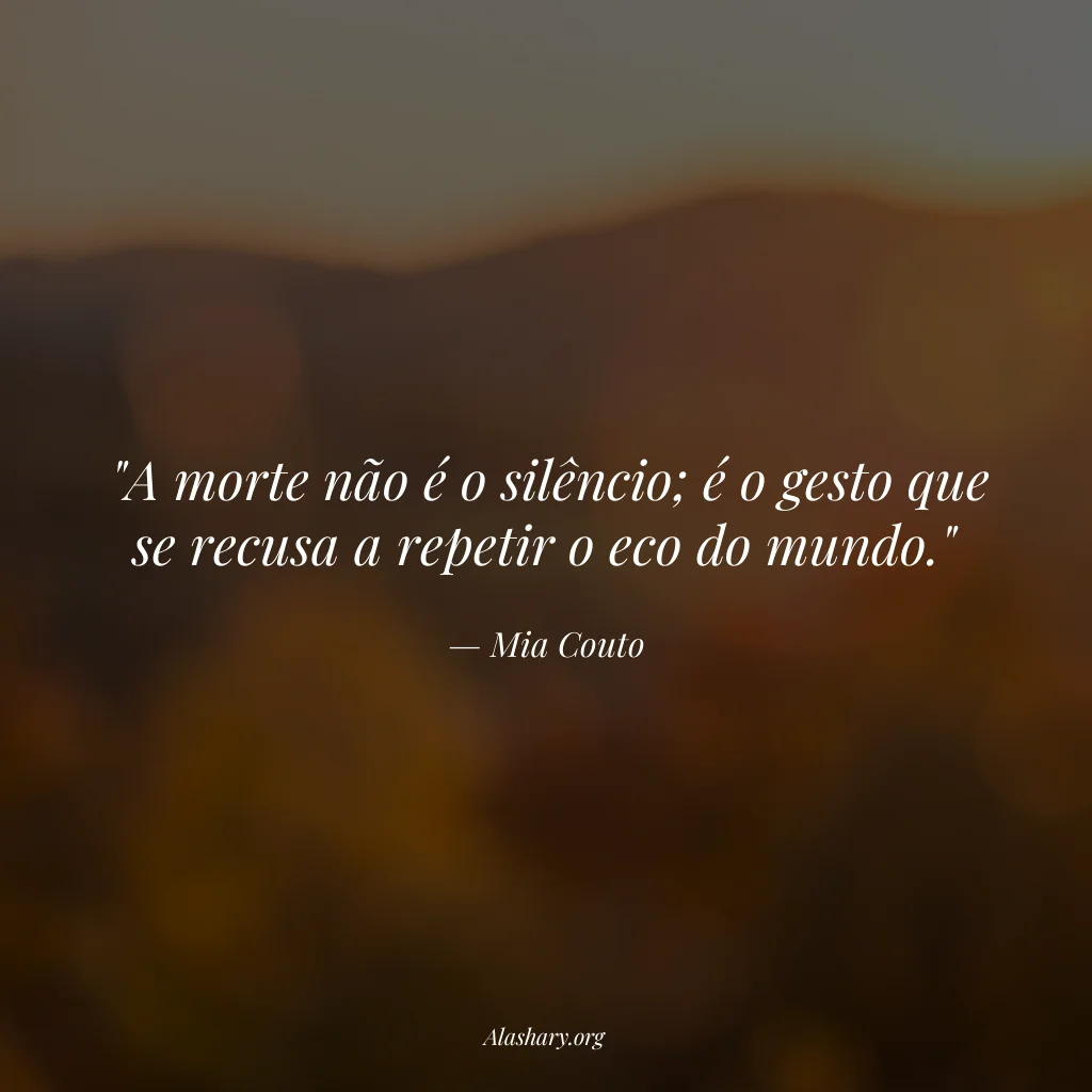 Frase de Mia Couto