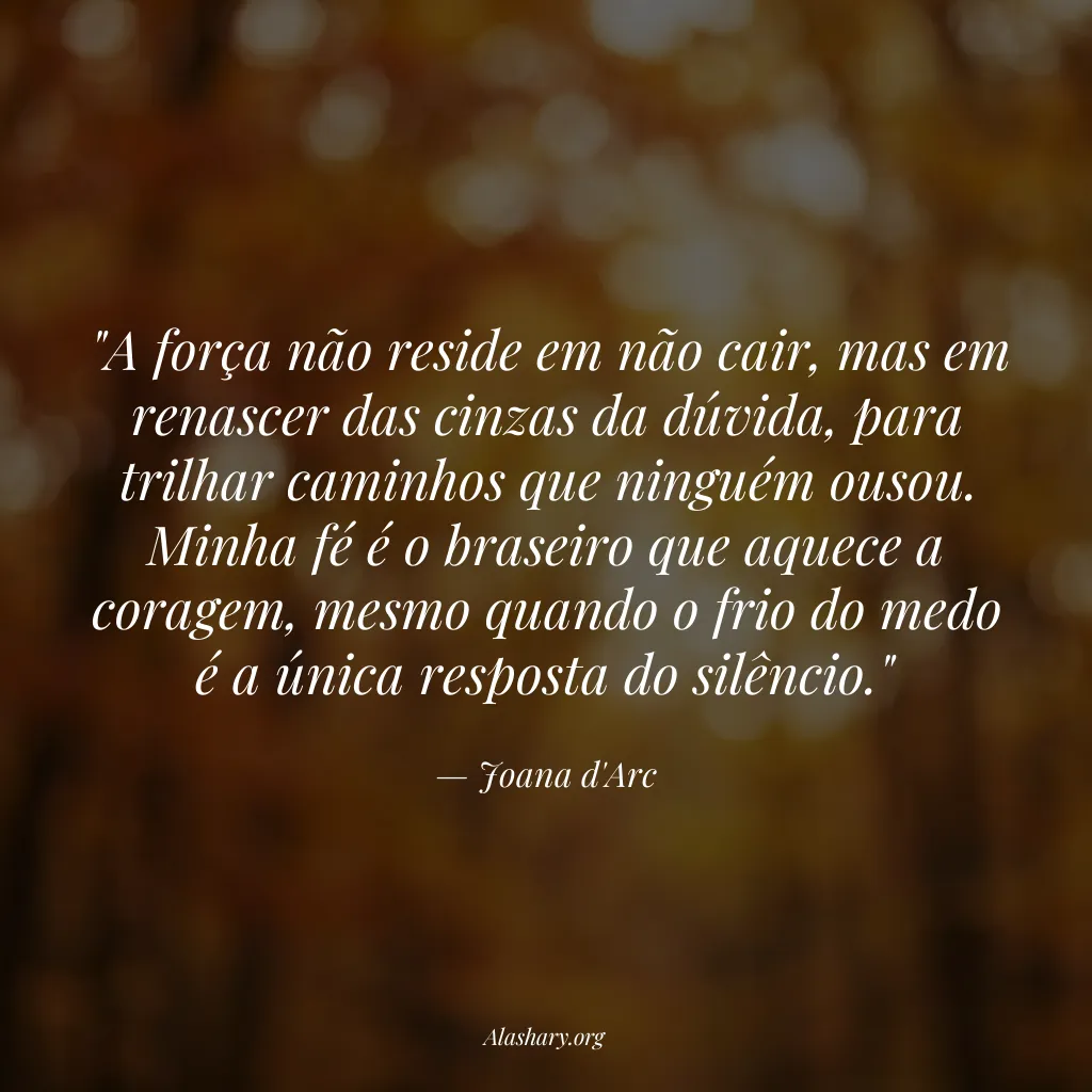 Frase de Joana d'Arc