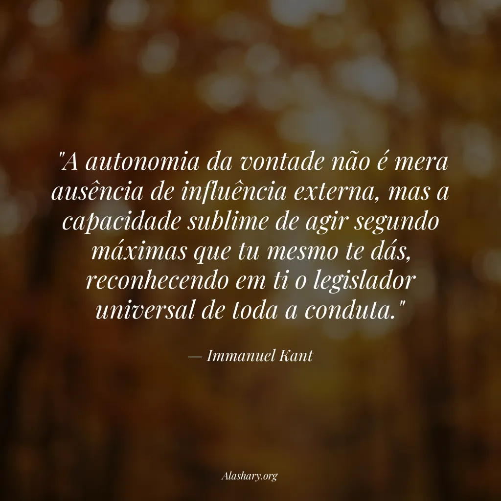 Frase de Immanuel Kant