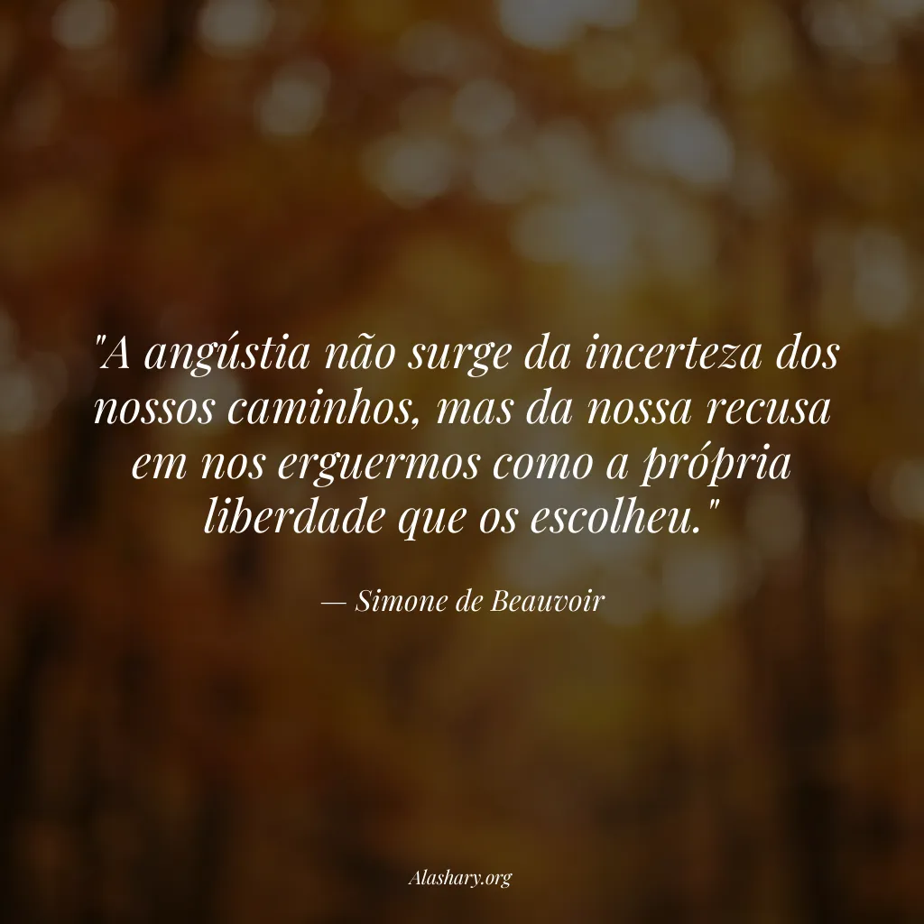 Frase de Simone de Beauvoir