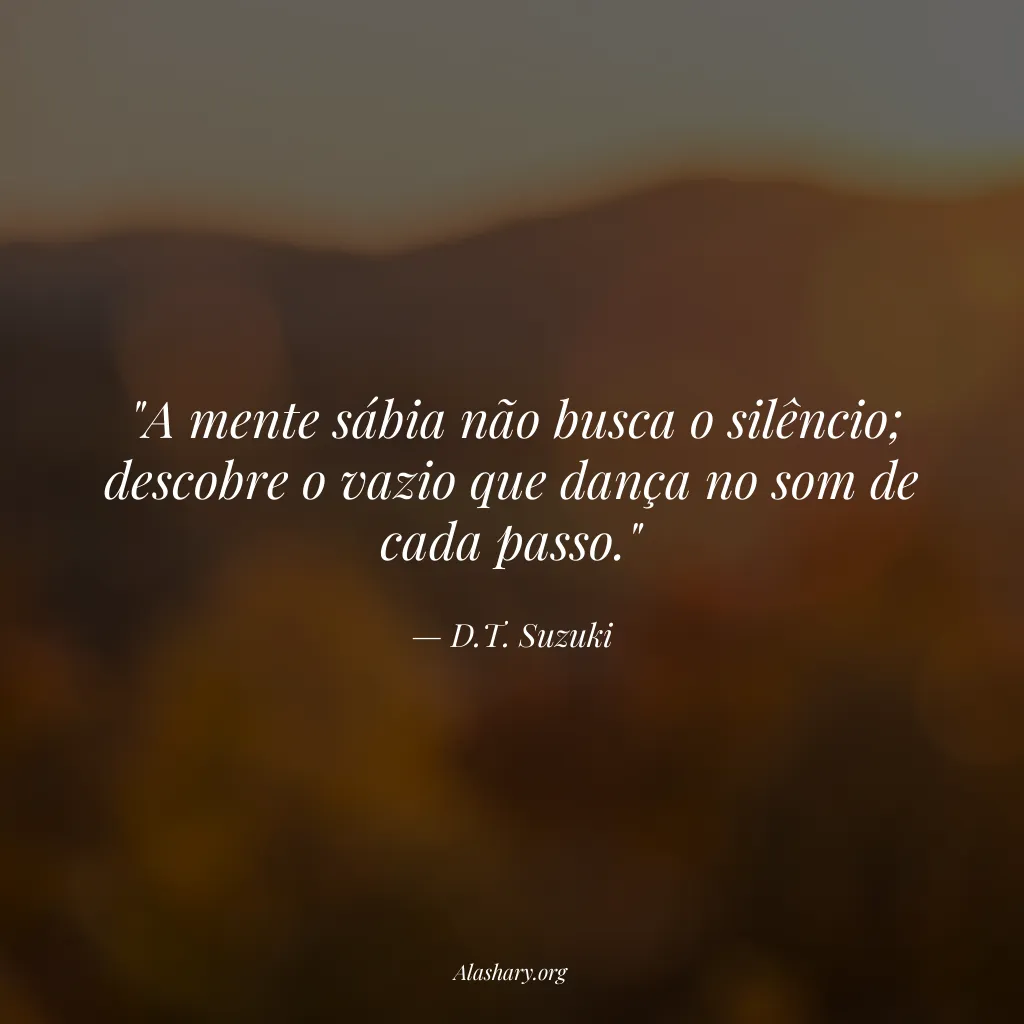Frase de D.T. Suzuki