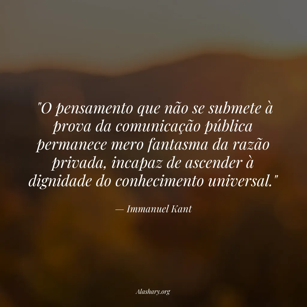 Frase de Immanuel Kant