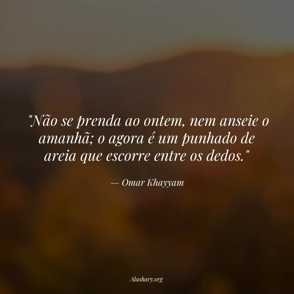 Frase de Omar Khayyam