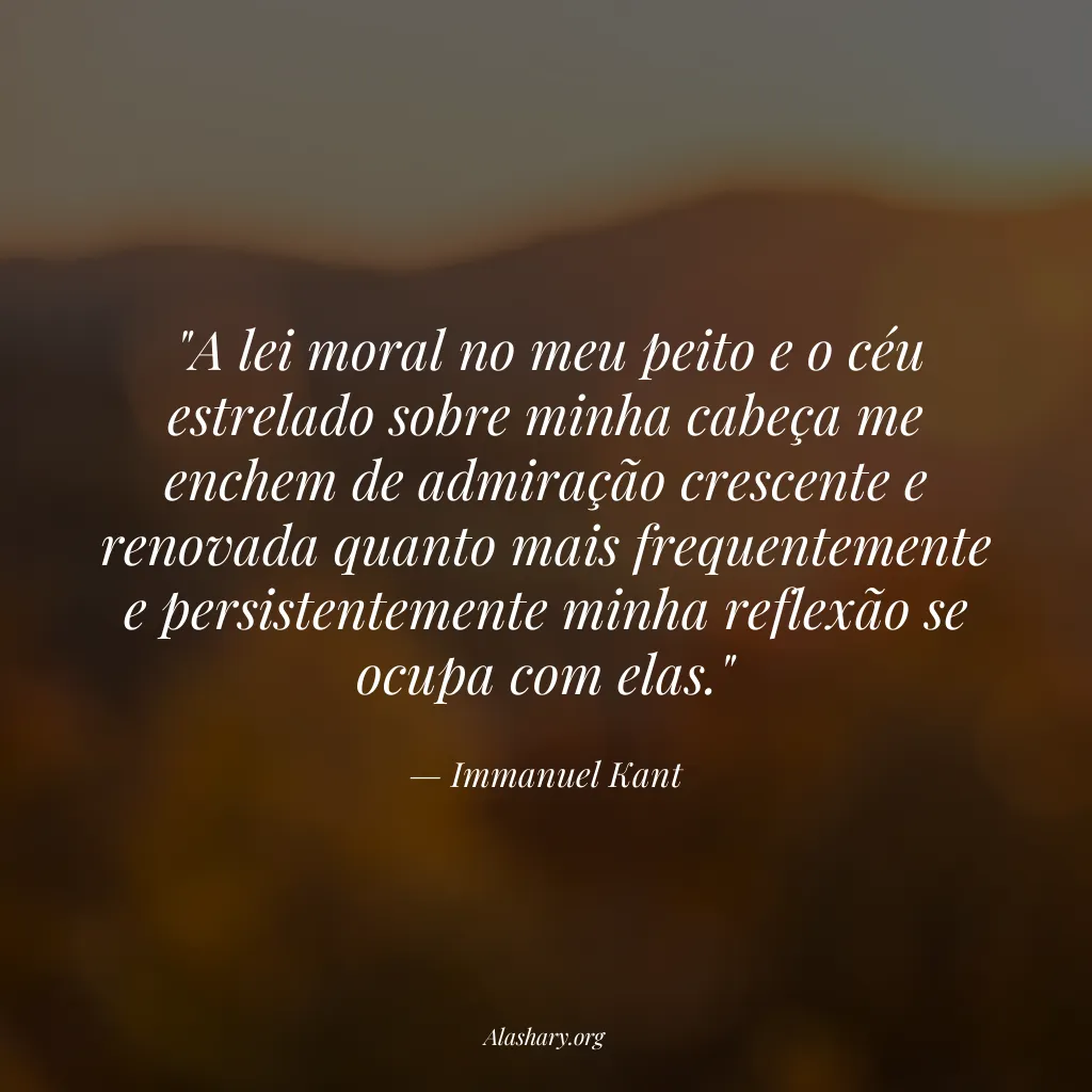 Frase de Immanuel Kant