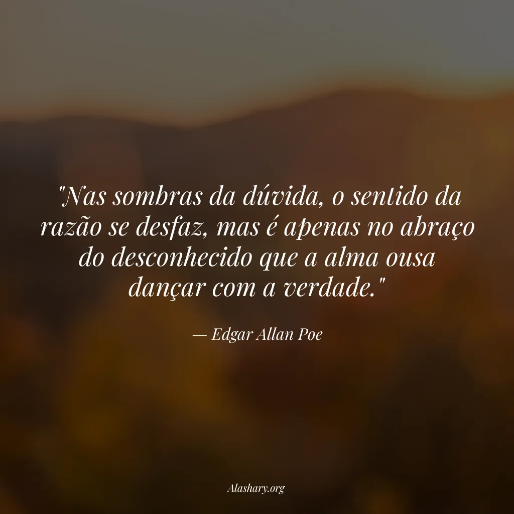 Frase de Edgar Allan Poe