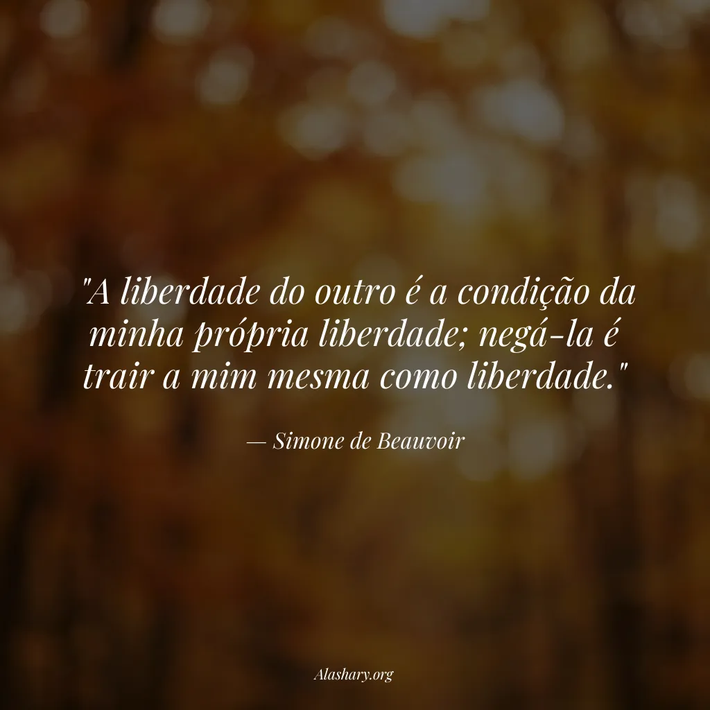 Frase de Simone de Beauvoir