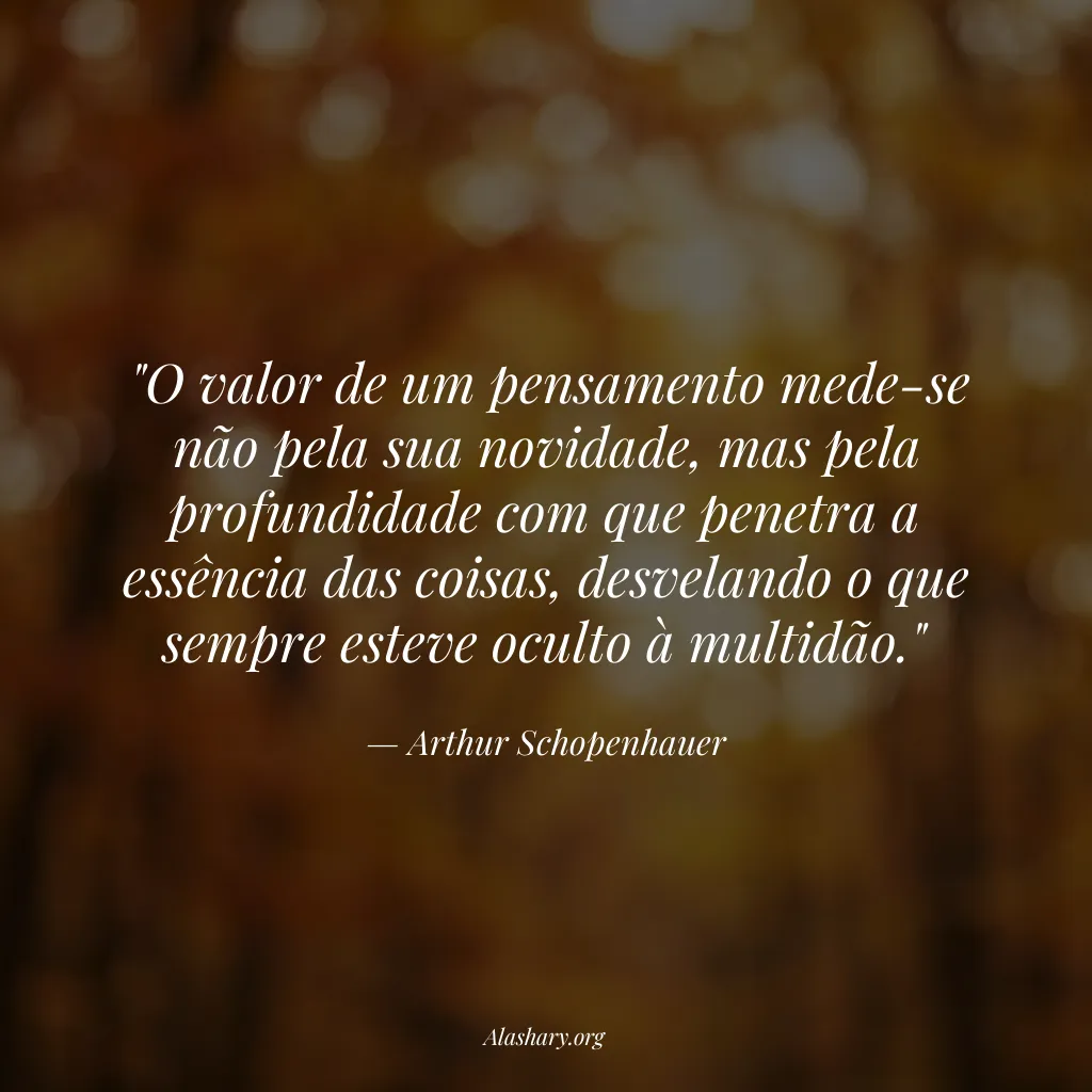 Frase de Arthur Schopenhauer