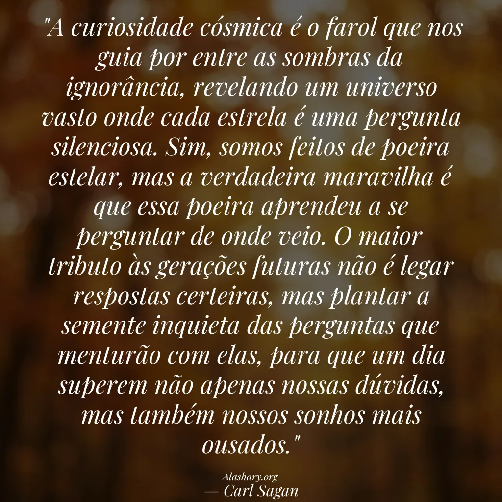 Frase de Carl Sagan