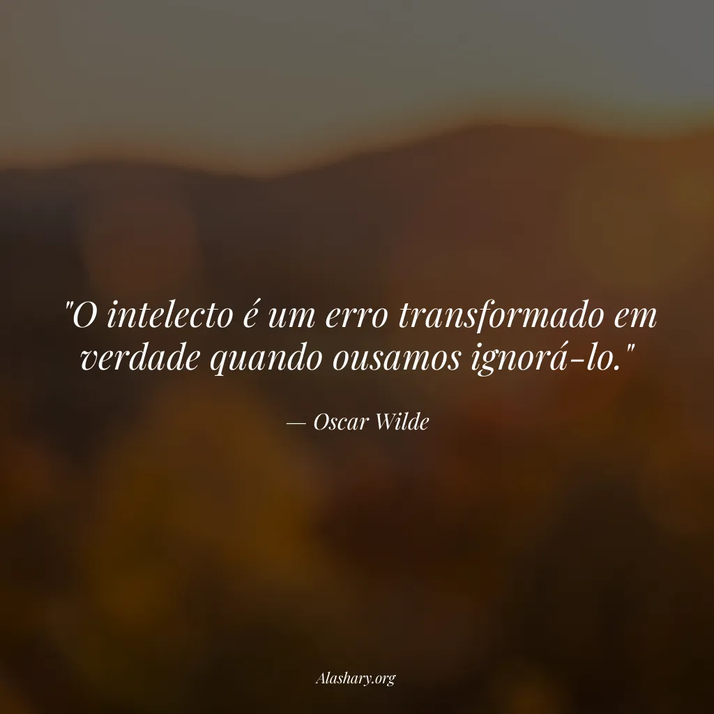 Frase de Oscar Wilde