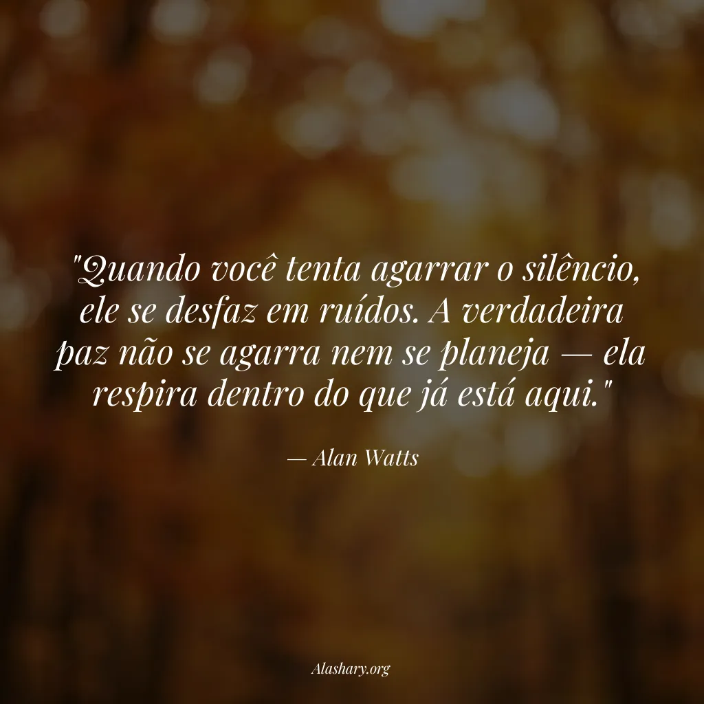 Frase de Alan Watts
