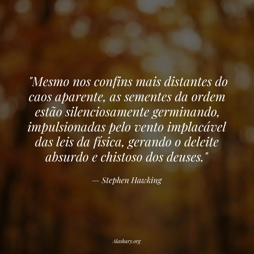 Frase de Stephen Hawking
