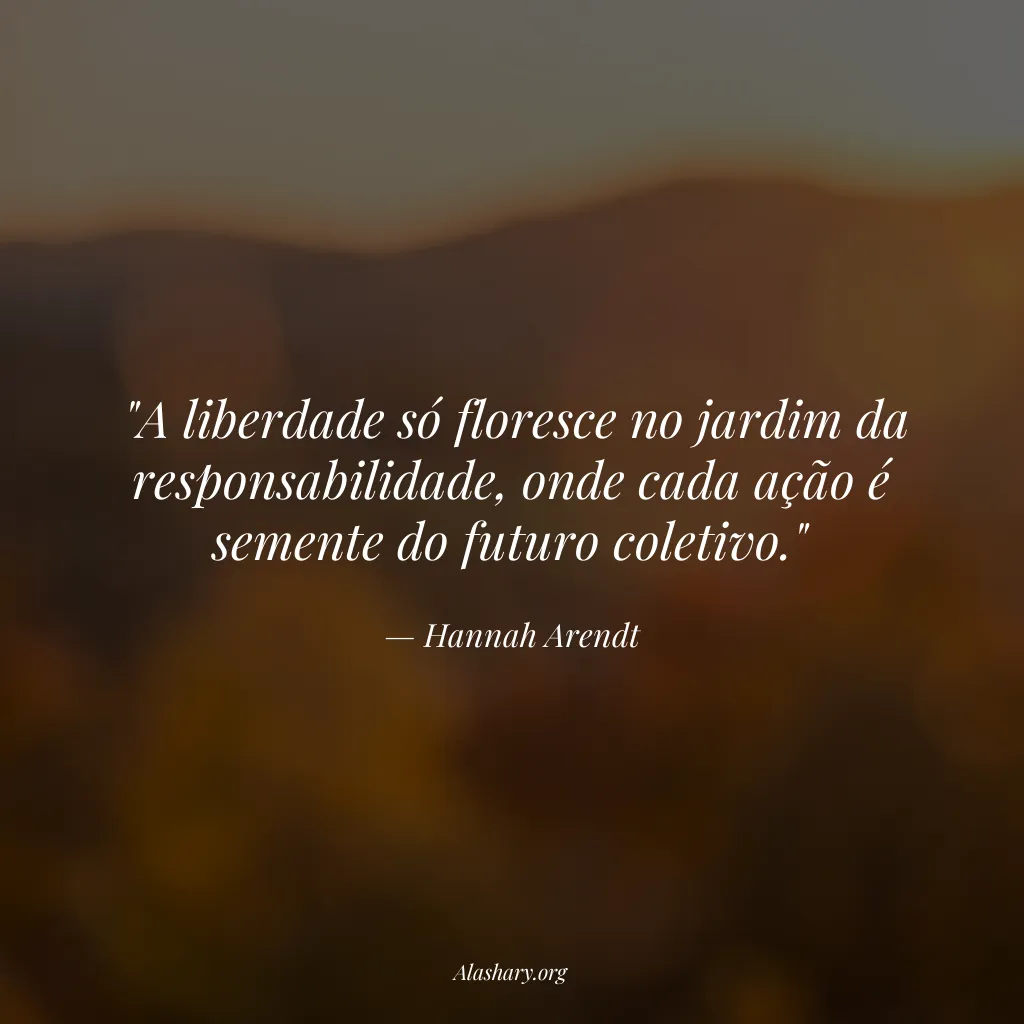 Frase de Hannah Arendt