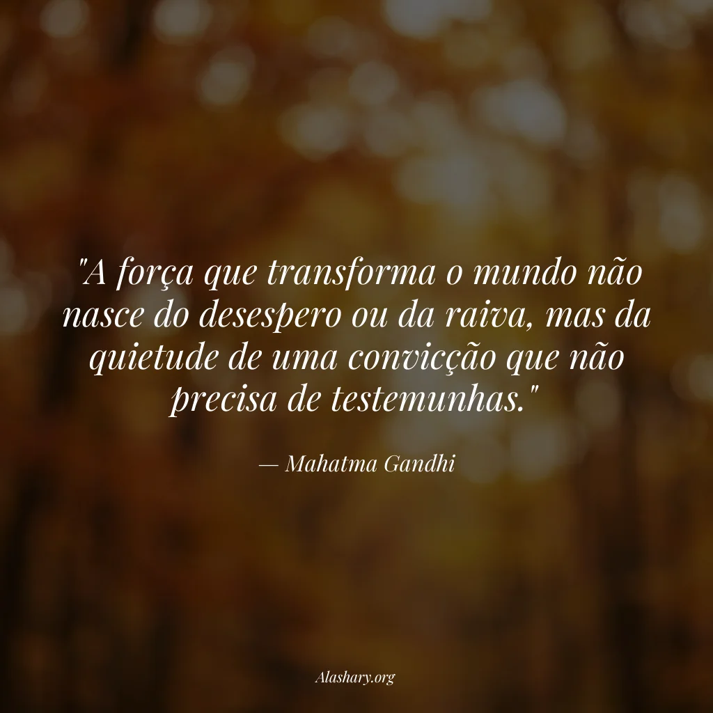 Frase de Mahatma Gandhi