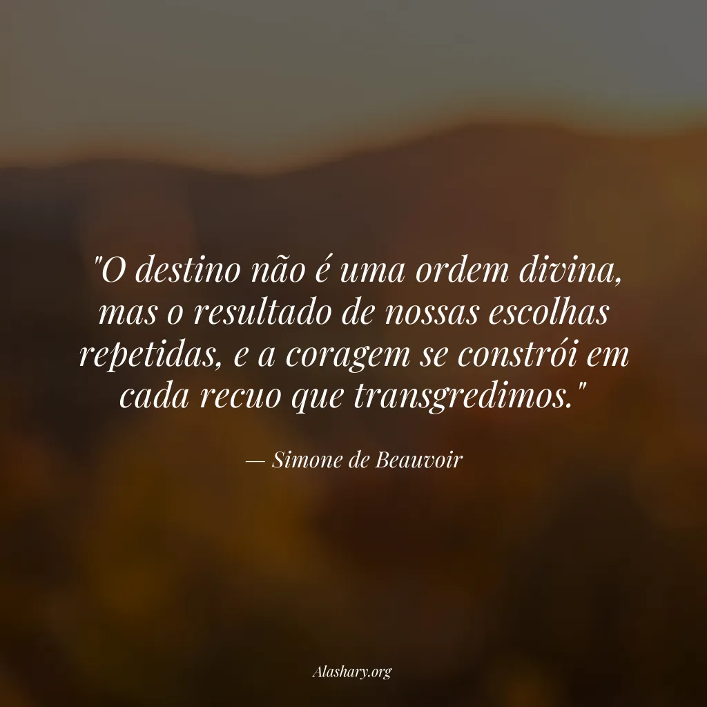 Frase de Simone de Beauvoir